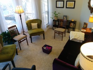 Group Room at Courage Counseling by Priscilla Elliott